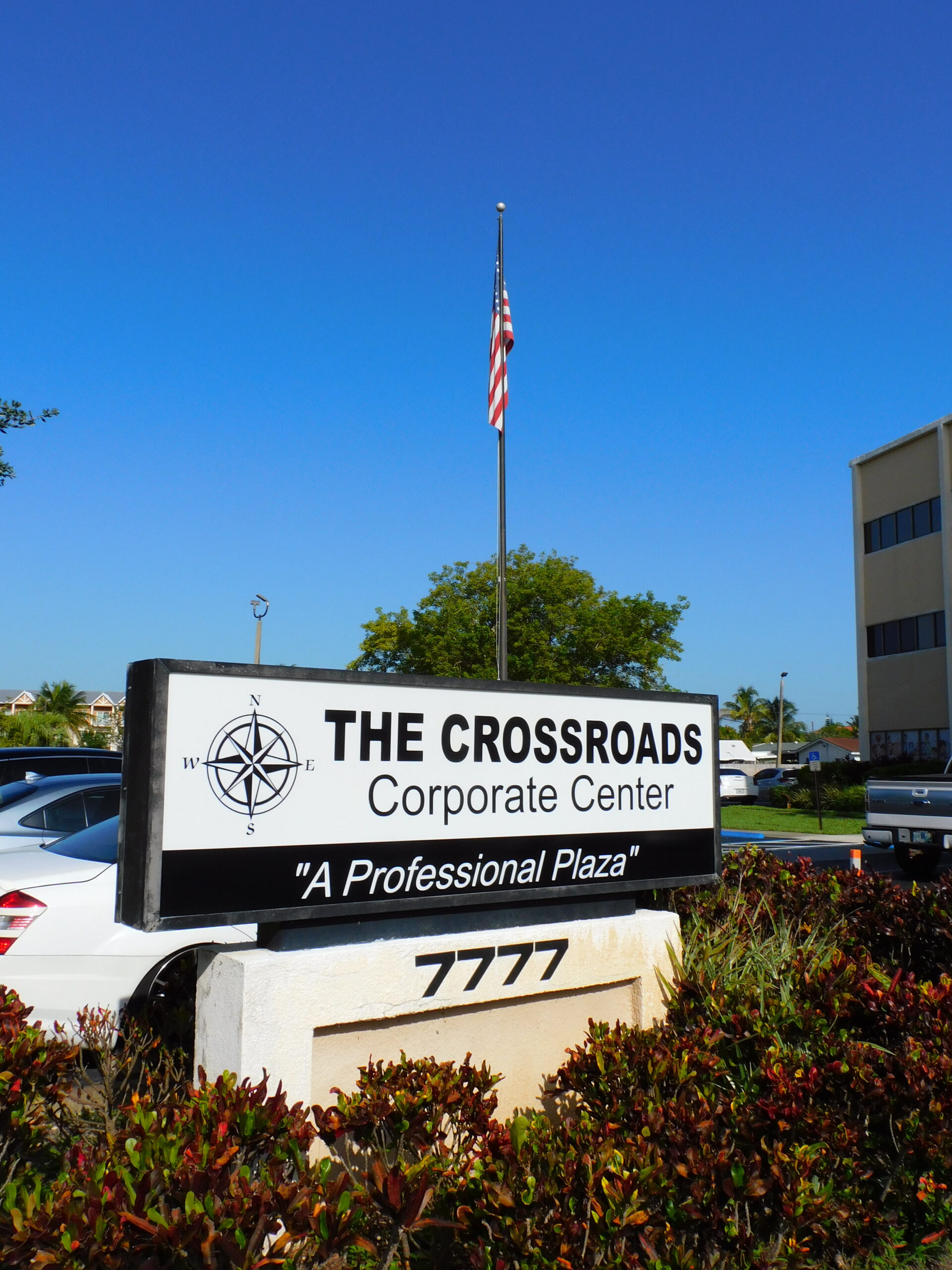 The Crossroads Corporate Center Sign